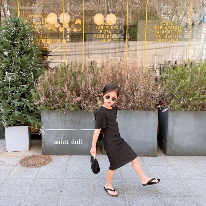 SAINT DOLL - Korean Children Fashion - #Kfashion4kids - Pleats One-piece - 5