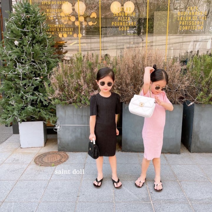 SAINT DOLL - Korean Children Fashion - #Kfashion4kids - Pleats One-piece - 9