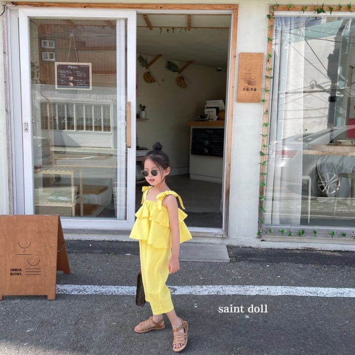 SAINT DOLL - Korean Children Fashion - #Kfashion4kids - Cancan Top Bottom Set - 10