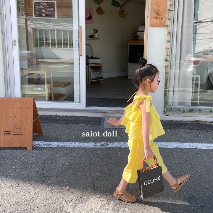 SAINT DOLL - Korean Children Fashion - #Kfashion4kids - Cancan Top Bottom Set - 11