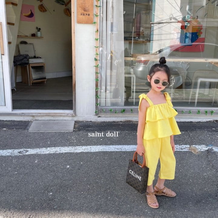 SAINT DOLL - Korean Children Fashion - #Kfashion4kids - Cancan Top Bottom Set - 12
