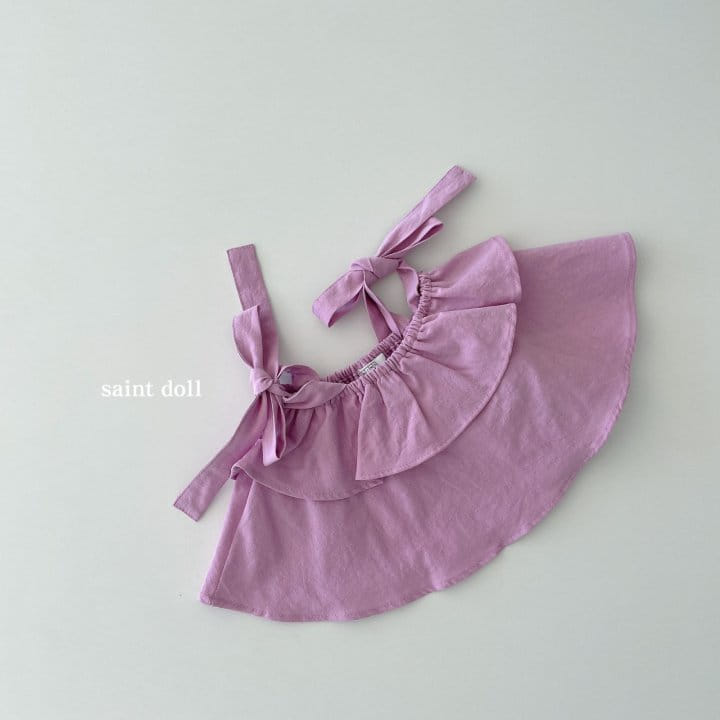 SAINT DOLL - Korean Children Fashion - #Kfashion4kids - Cancan Top Bottom Set - 4