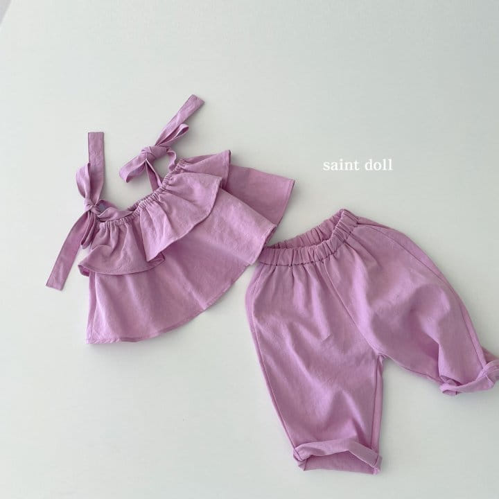 SAINT DOLL - Korean Children Fashion - #Kfashion4kids - Cancan Top Bottom Set - 5