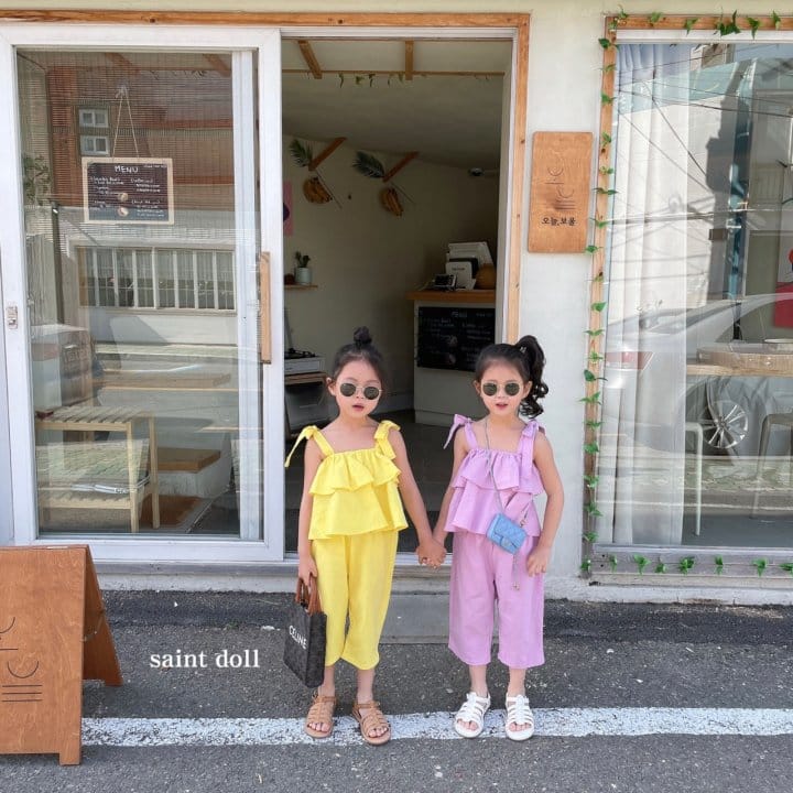 SAINT DOLL - Korean Children Fashion - #Kfashion4kids - Cancan Top Bottom Set - 7