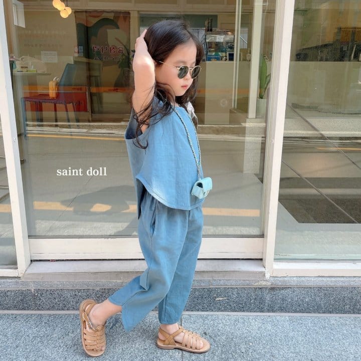 SAINT DOLL - Korean Children Fashion - #Kfashion4kids - Bang Bang Sleeveless Bottom Set - 10