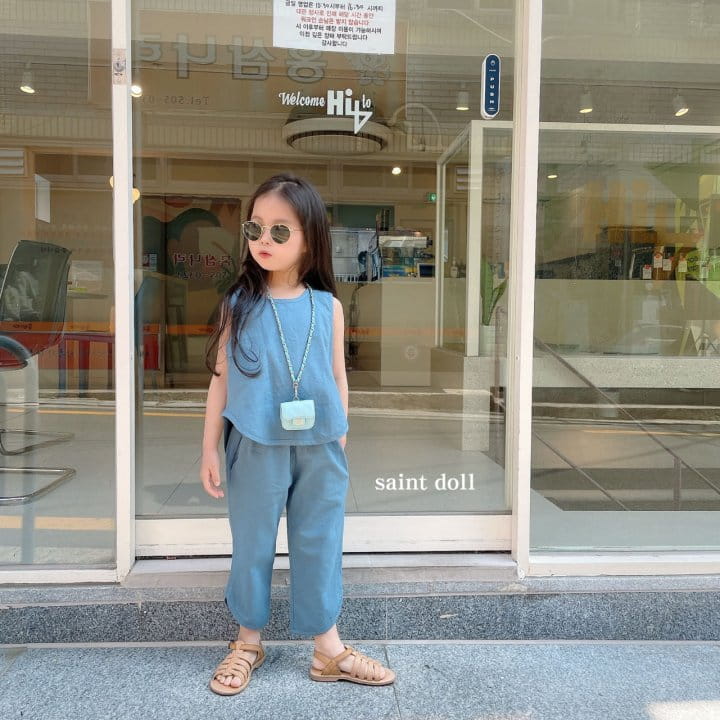 SAINT DOLL - Korean Children Fashion - #Kfashion4kids - Bang Bang Sleeveless Bottom Set - 11
