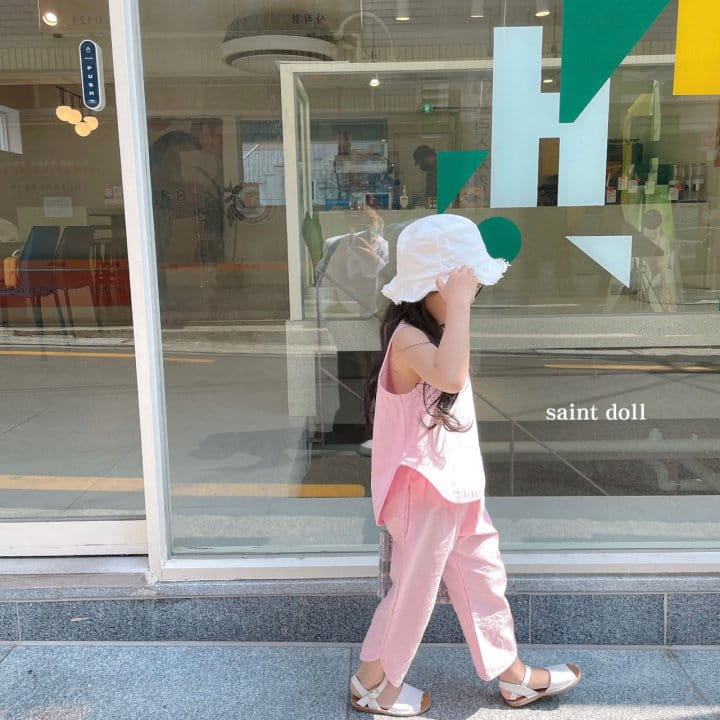 SAINT DOLL - Korean Children Fashion - #Kfashion4kids - Bang Bang Sleeveless Bottom Set - 6