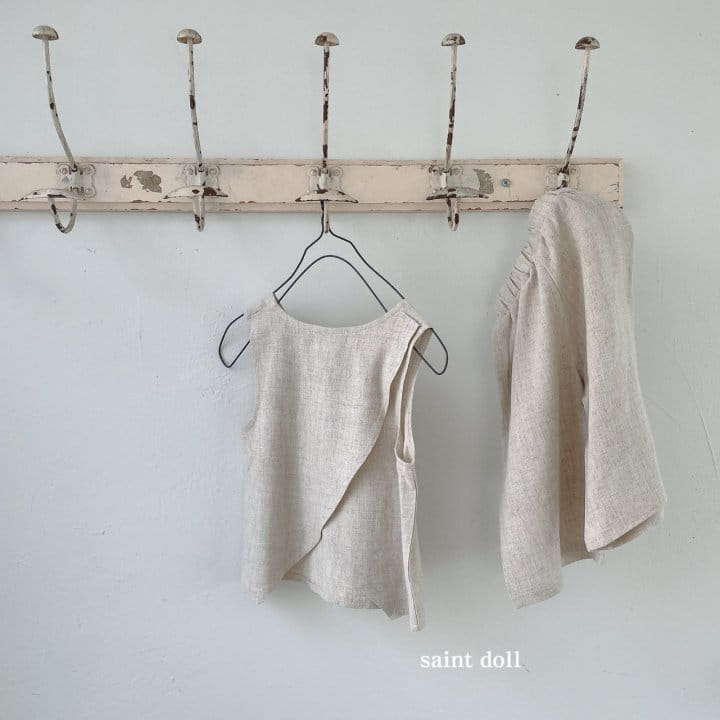 SAINT DOLL - Korean Children Fashion - #Kfashion4kids - Wing Top Bottom Set