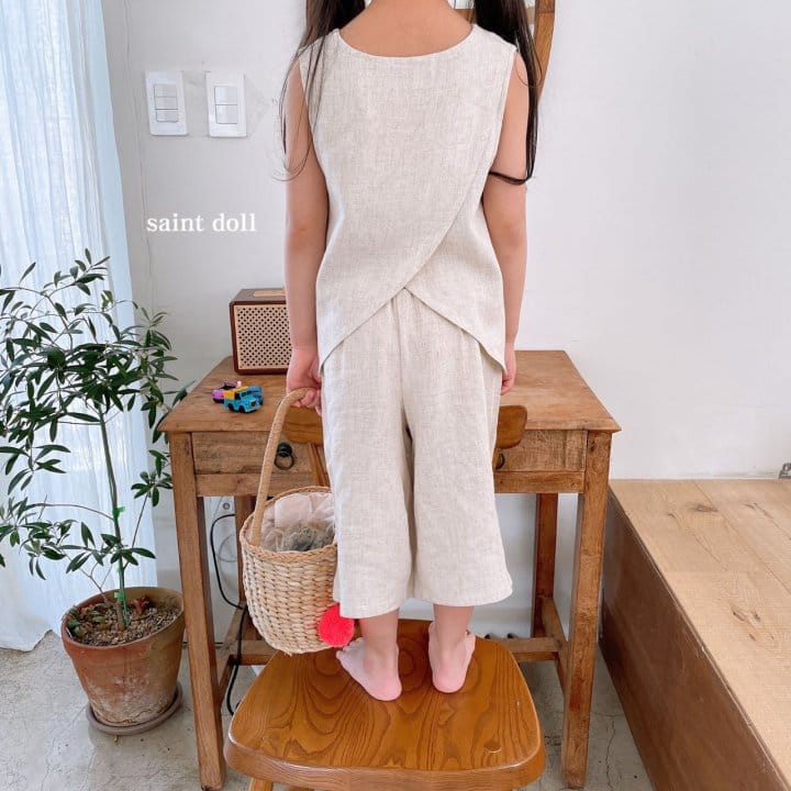 SAINT DOLL - Korean Children Fashion - #Kfashion4kids - Wing Top Bottom Set - 2
