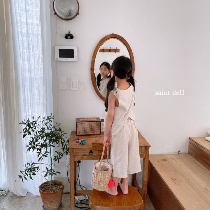 SAINT DOLL - Korean Children Fashion - #Kfashion4kids - Wing Top Bottom Set - 3