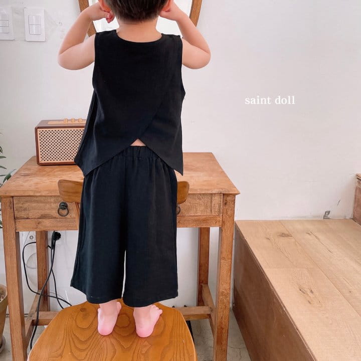 SAINT DOLL - Korean Children Fashion - #Kfashion4kids - Wing Top Bottom Set - 6
