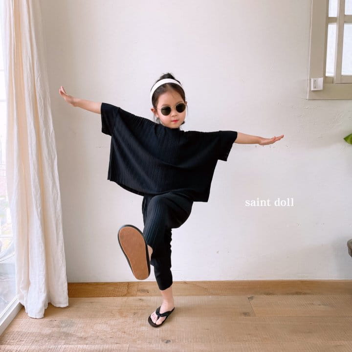 SAINT DOLL - Korean Children Fashion - #Kfashion4kids - Wrinkle Tee - 2