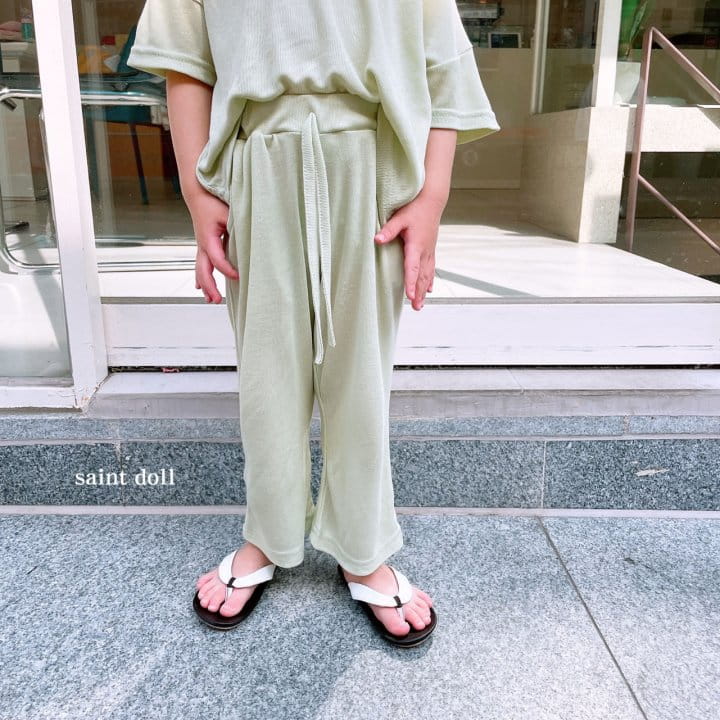 SAINT DOLL - Korean Children Fashion - #Kfashion4kids - Softly Top Bottom Set - 6