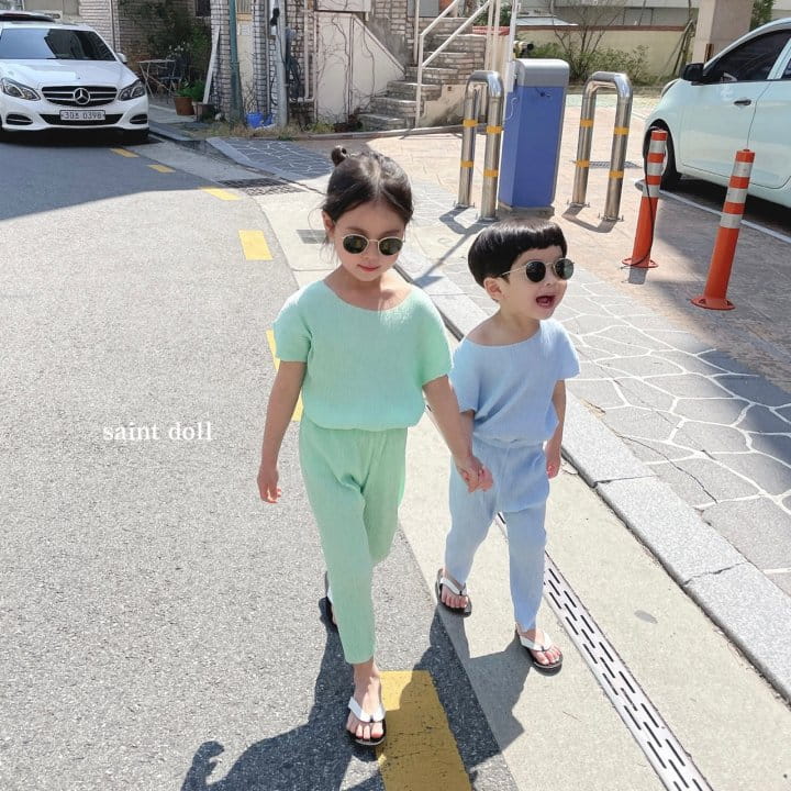 SAINT DOLL - Korean Children Fashion - #Kfashion4kids - Refrigerator Top Bottom Set