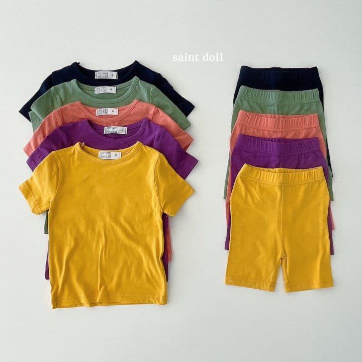 SAINT DOLL - Korean Children Fashion - #Kfashion4kids - Cheese Top Bottom Set
