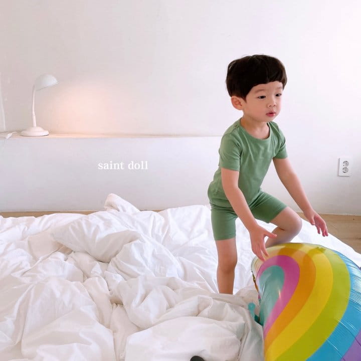 SAINT DOLL - Korean Children Fashion - #Kfashion4kids - Cheese Top Bottom Set - 4