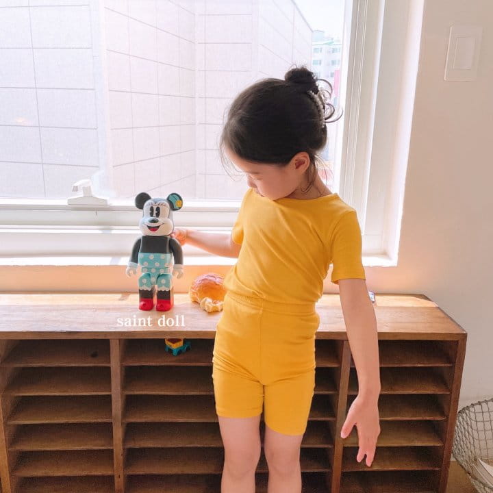 SAINT DOLL - Korean Children Fashion - #Kfashion4kids - Cheese Top Bottom Set - 7