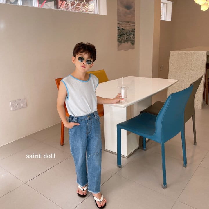 SAINT DOLL - Korean Children Fashion - #Kfashion4kids - Cutting Straight Denim Pants - 12