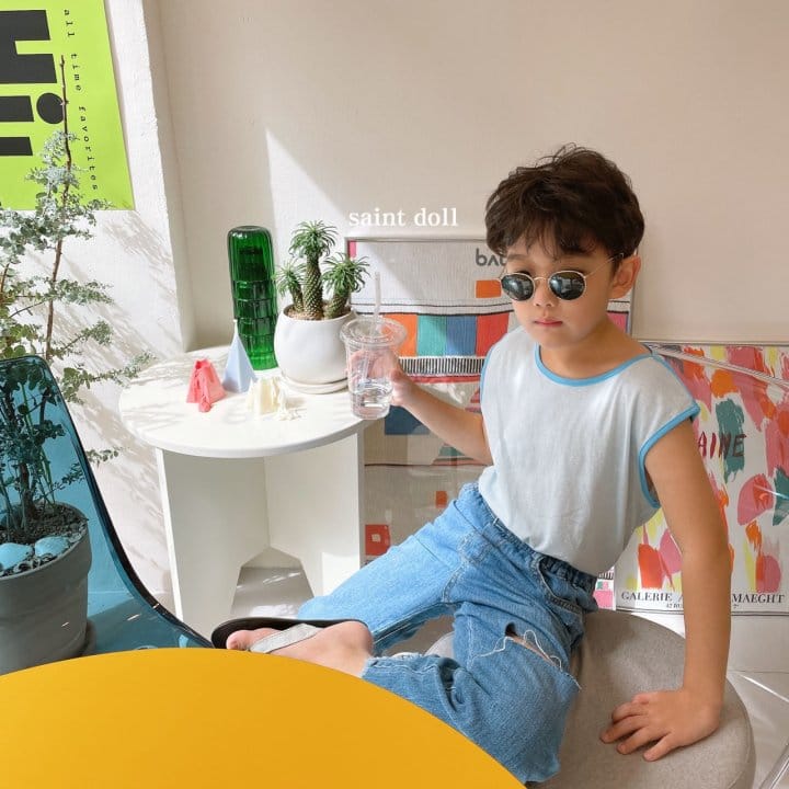 SAINT DOLL - Korean Children Fashion - #Kfashion4kids - Cutting Straight Denim Pants - 8