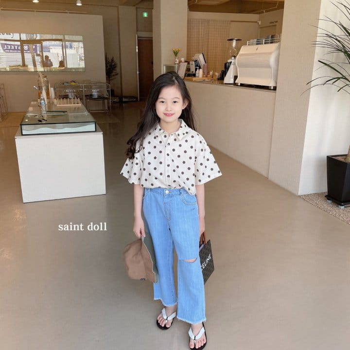 SAINT DOLL - Korean Children Fashion - #Kfashion4kids - Cutting Straight Denim Pants - 9