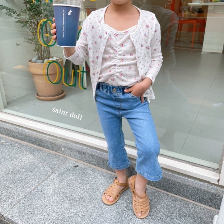 SAINT DOLL - Korean Children Fashion - #Kfashion4kids - Denim Bootscut Pants - 2