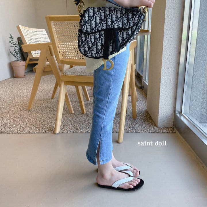 SAINT DOLL - Korean Children Fashion - #Kfashion4kids - Denim Bootscut Pants - 7
