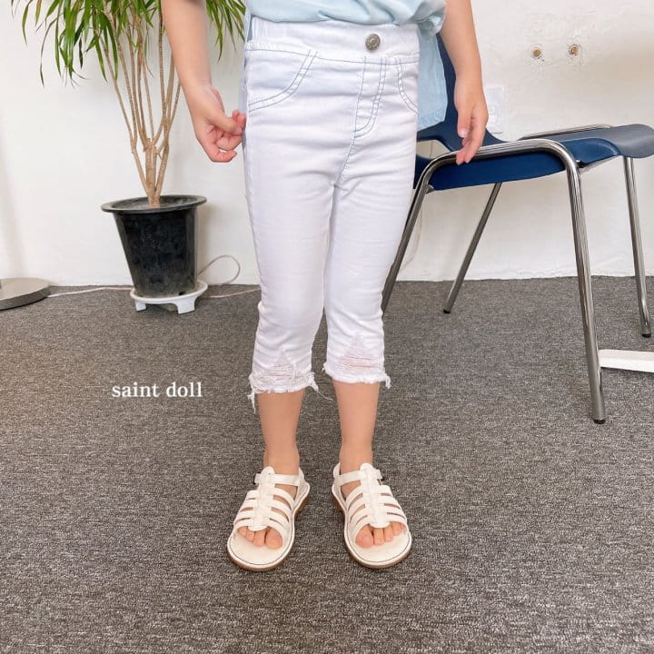 SAINT DOLL - Korean Children Fashion - #Kfashion4kids - Capri Vintage Skinny Jeans