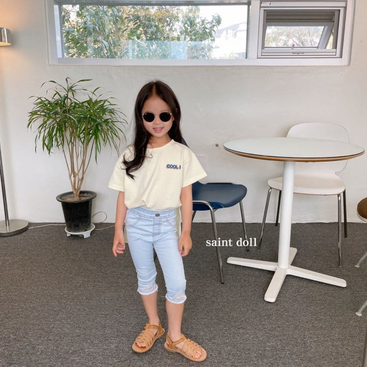 SAINT DOLL - Korean Children Fashion - #Kfashion4kids - Capri Vintage Skinny Jeans - 4