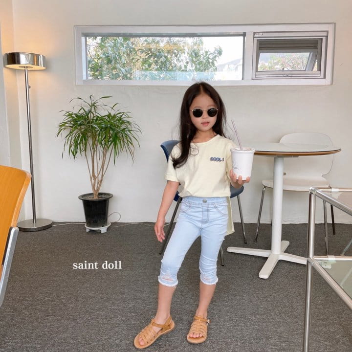SAINT DOLL - Korean Children Fashion - #Kfashion4kids - Capri Vintage Skinny Jeans - 5