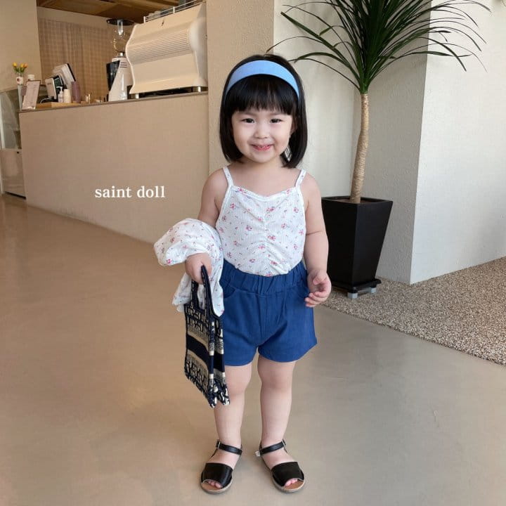 SAINT DOLL - Korean Children Fashion - #Kfashion4kids - Flower Sleeveless Cardigan Set - 5