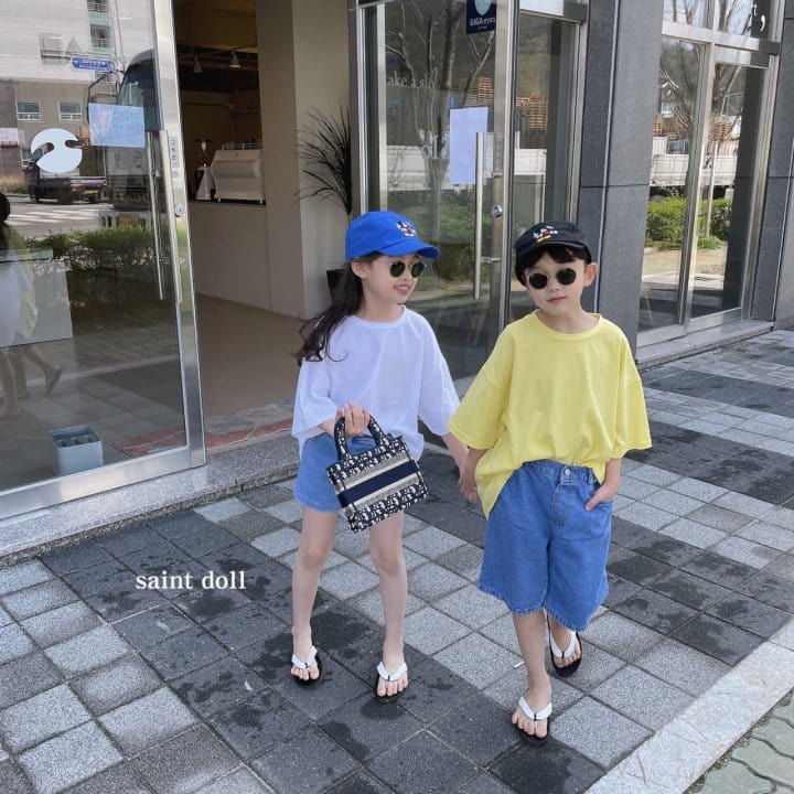 SAINT DOLL - Korean Children Fashion - #Kfashion4kids - Shorts Denim Pants