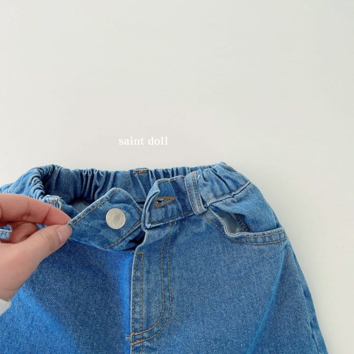SAINT DOLL - Korean Children Fashion - #Kfashion4kids - Shorts Denim Pants - 11