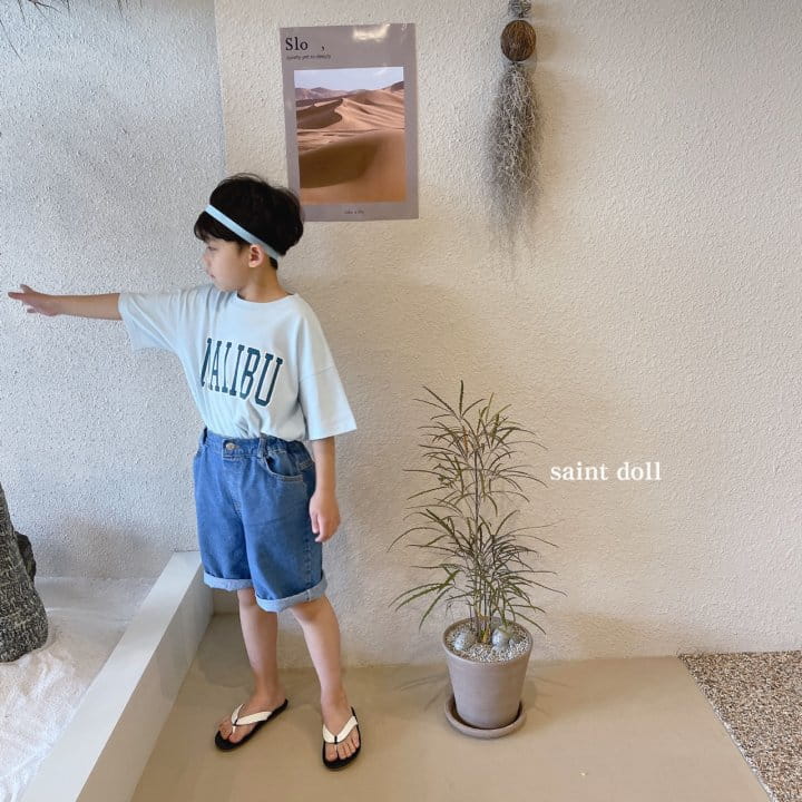 SAINT DOLL - Korean Children Fashion - #Kfashion4kids - Shorts Denim Pants - 4