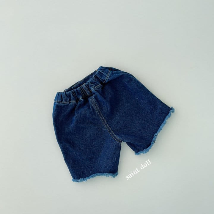 SAINT DOLL - Korean Children Fashion - #Kfashion4kids - Front Pocket Denim Shorts - 9