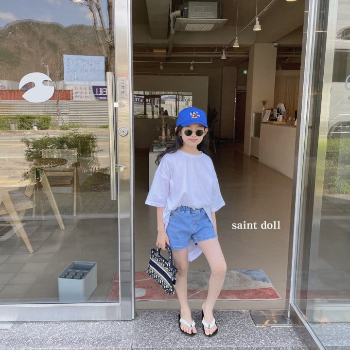 SAINT DOLL - Korean Children Fashion - #Kfashion4kids - Basic Denim Shorts - 5