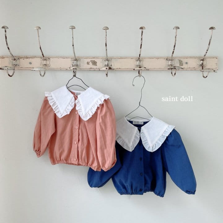 SAINT DOLL - Korean Children Fashion - #Kfashion4kids - Big Collar Cardigan - 10