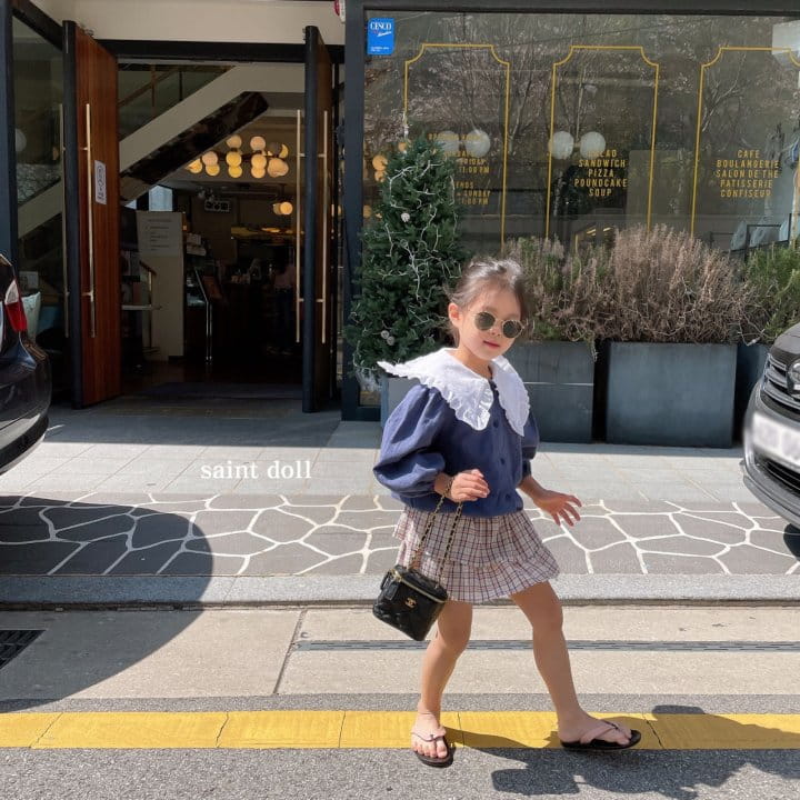 SAINT DOLL - Korean Children Fashion - #Kfashion4kids - Big Collar Cardigan - 4