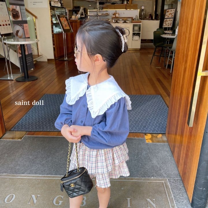 SAINT DOLL - Korean Children Fashion - #Kfashion4kids - Big Collar Cardigan - 5