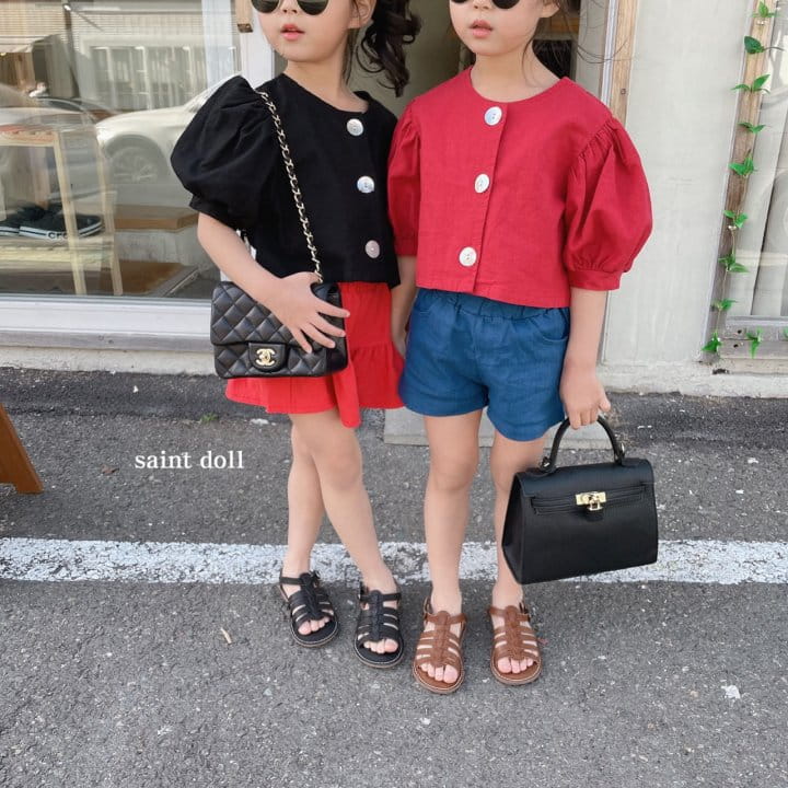 SAINT DOLL - Korean Children Fashion - #Kfashion4kids - Volume Pearl Cardigan