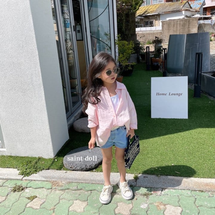 SAINT DOLL - Korean Children Fashion - #Kfashion4kids - Linen Loose Fit Shirt - 10