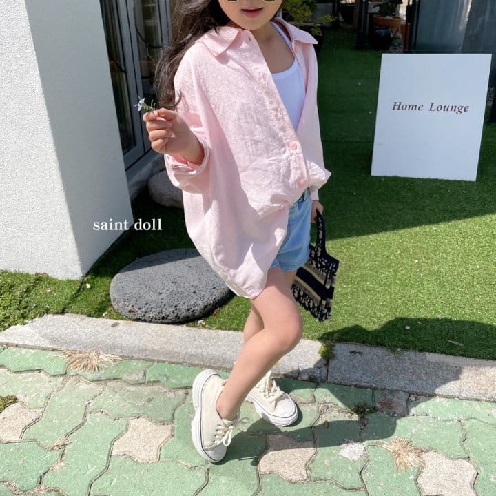 SAINT DOLL - Korean Children Fashion - #Kfashion4kids - Linen Loose Fit Shirt - 12