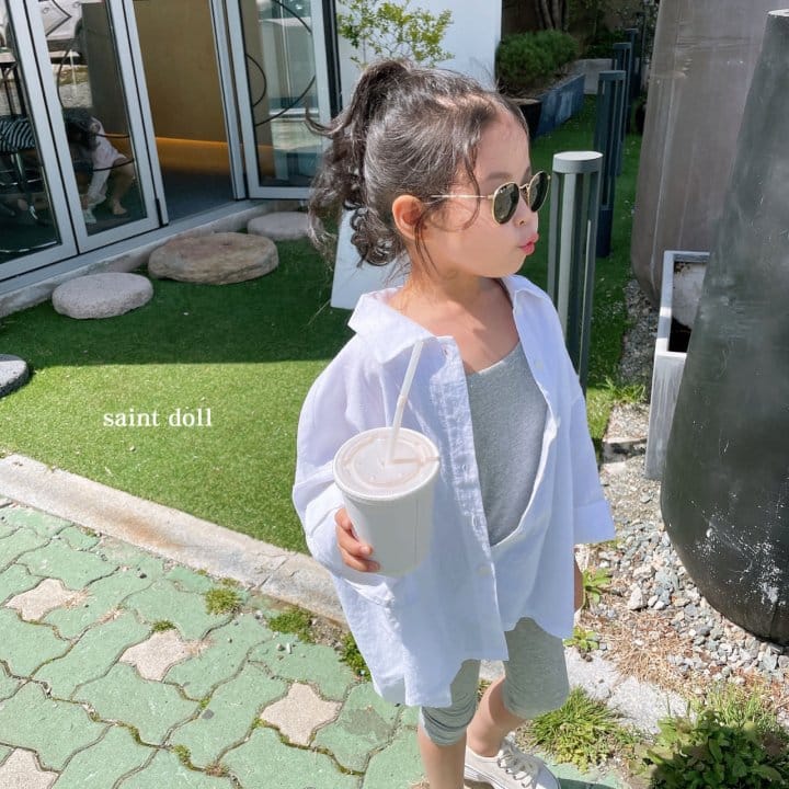 SAINT DOLL - Korean Children Fashion - #Kfashion4kids - Linen Loose Fit Shirt - 3