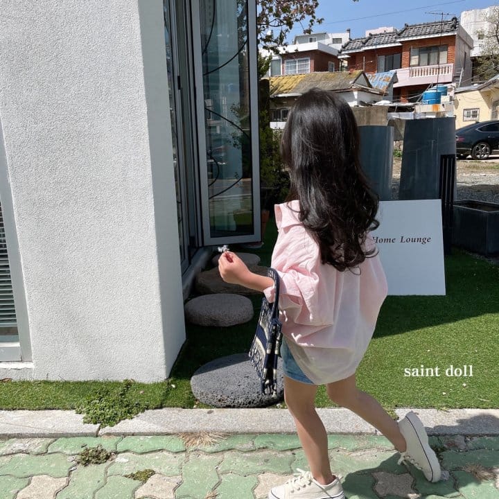 SAINT DOLL - Korean Children Fashion - #Kfashion4kids - Linen Loose Fit Shirt - 5