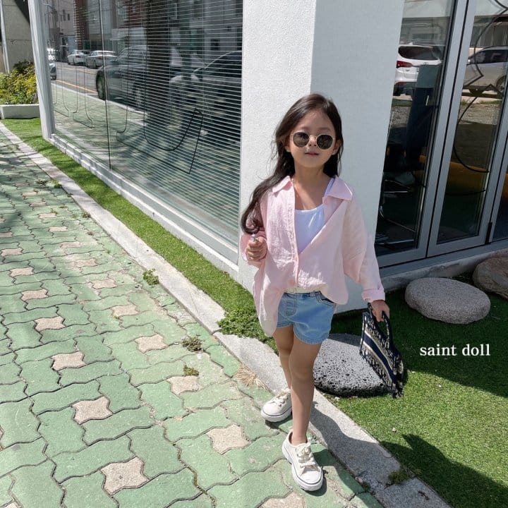SAINT DOLL - Korean Children Fashion - #Kfashion4kids - Linen Loose Fit Shirt - 6