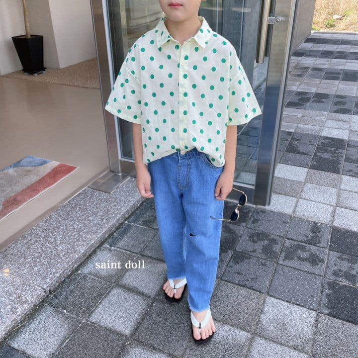 SAINT DOLL - Korean Children Fashion - #Kfashion4kids - Dots Shirt - 11
