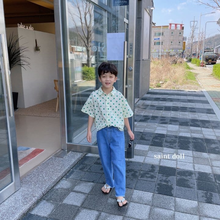 SAINT DOLL - Korean Children Fashion - #Kfashion4kids - Dots Shirt - 12