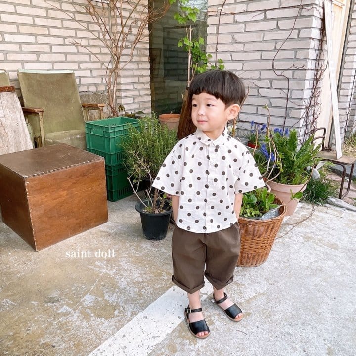 SAINT DOLL - Korean Children Fashion - #Kfashion4kids - Dots Shirt - 4