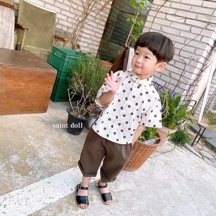 SAINT DOLL - Korean Children Fashion - #Kfashion4kids - Dots Shirt - 6