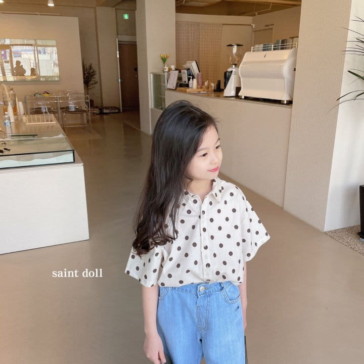 SAINT DOLL - Korean Children Fashion - #Kfashion4kids - Dots Shirt - 8