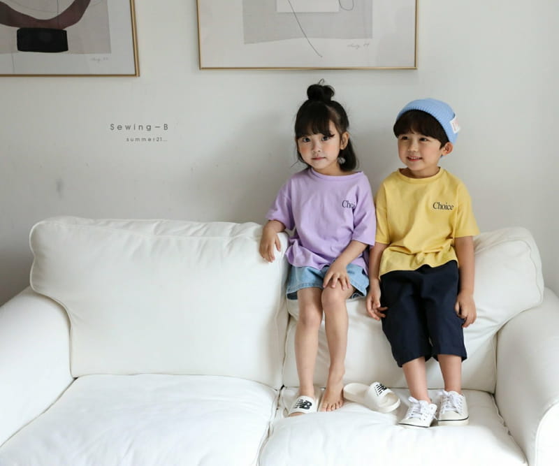 SEWING-B - Korean Children Fashion - #Kfashion4kids - Choice Tee - 6